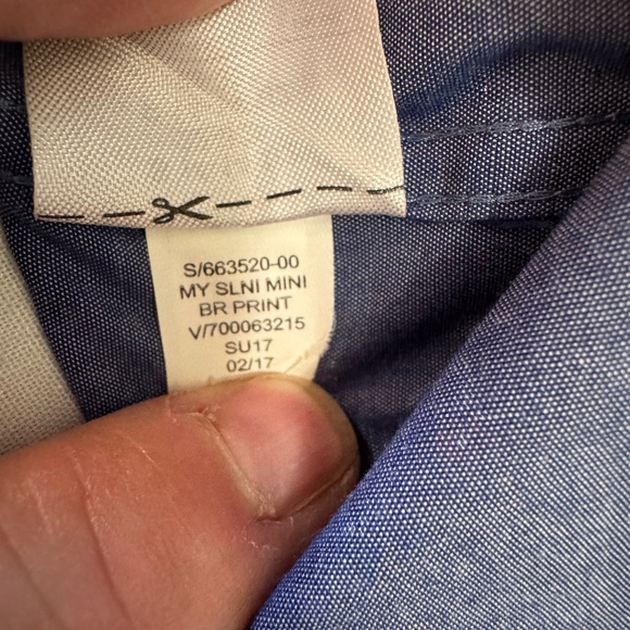 Banana Republic Factory Mens Slim Fit Button Shirt Allover Rose Print Purple Sml - Picture 9 of 14